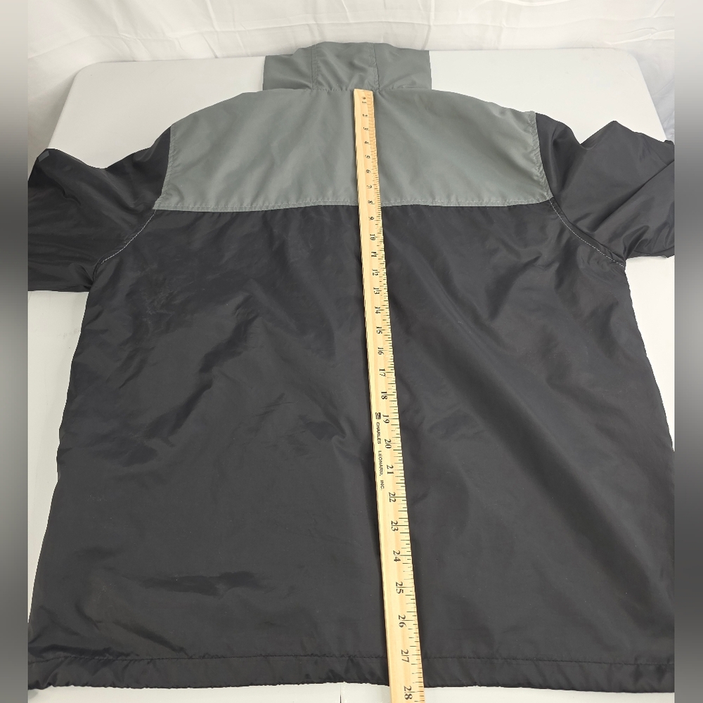 Aeropostale Men's Windbreaker Jacket Lightweight Gray Black Size XL CK-1508 - Picture 7 of 10